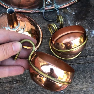 Кружка подстаканник медная 100 мл