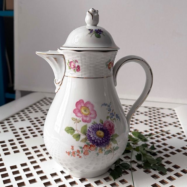 Чайник Мейсенский букет 1,4 литра Германия