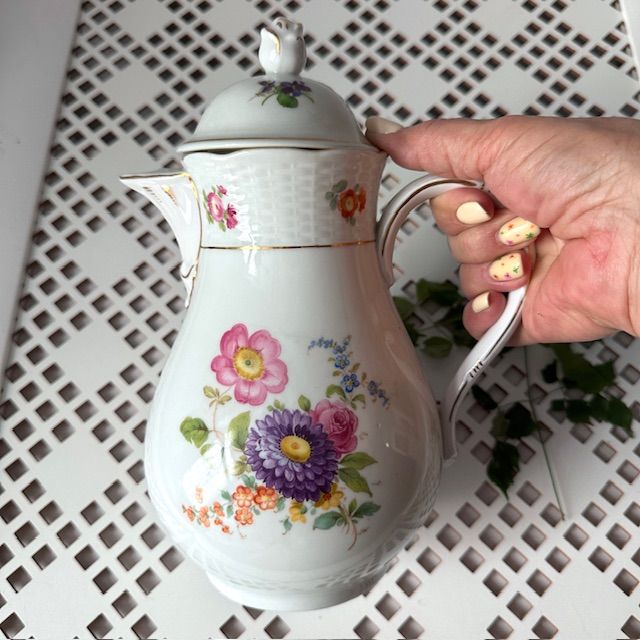 Чайник Мейсенский букет 1,4 литра Германия