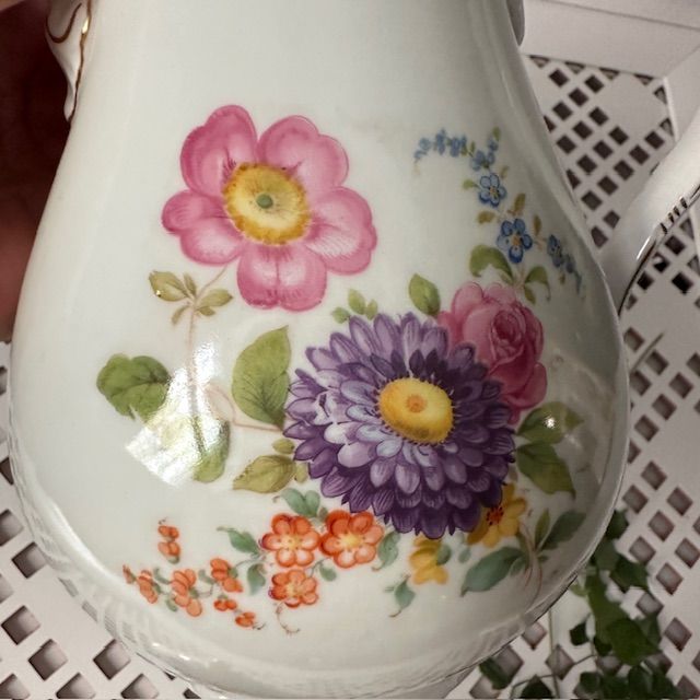 Чайник Мейсенский букет 1,4 литра Германия