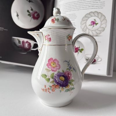 Чайник Мейсенский букет 1,4 литра Германия