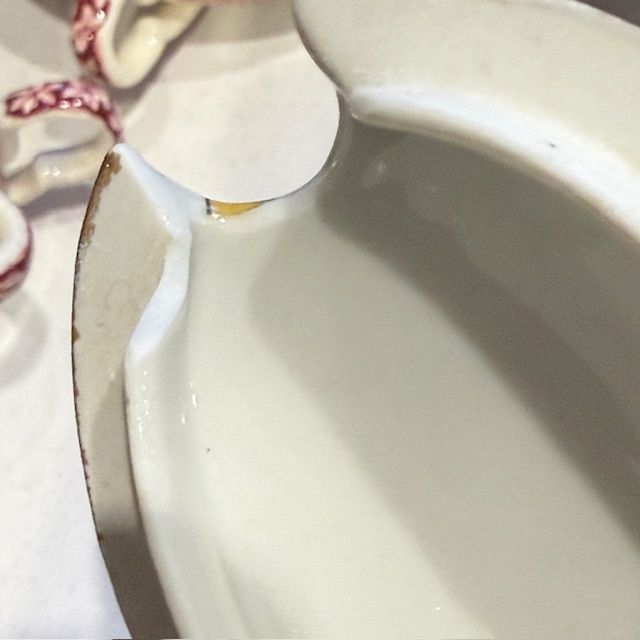  Горчичница на блюде 75 мл фарфор