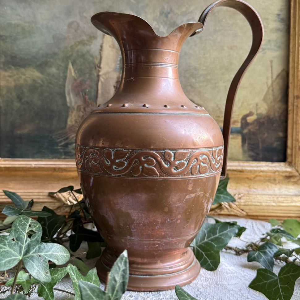 Кувшин 1.7 л Франция медь латунь