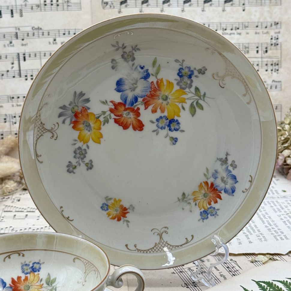 Чайное трио Schirnding Bavaria 200 мл Германия 100 лет