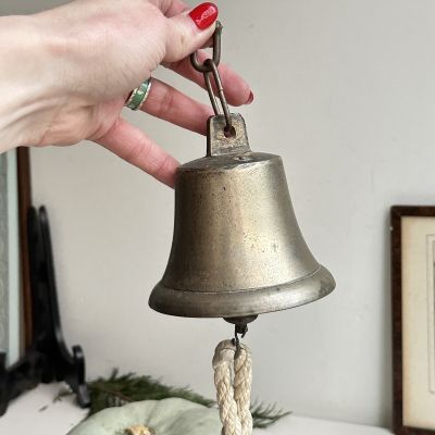 Колокольчик 10 см латунь