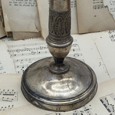 Подсвечник на одну свечу 25 см Франция серебрение