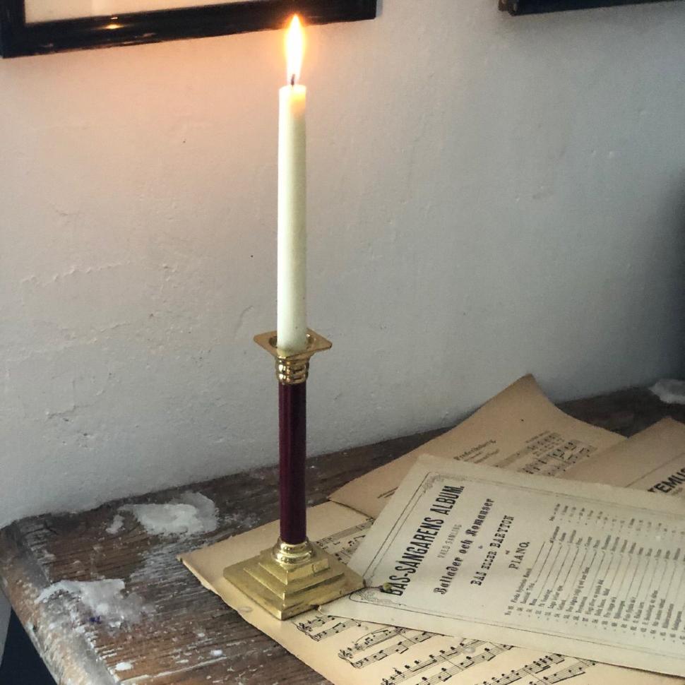 Подсвечник 19 см латунь