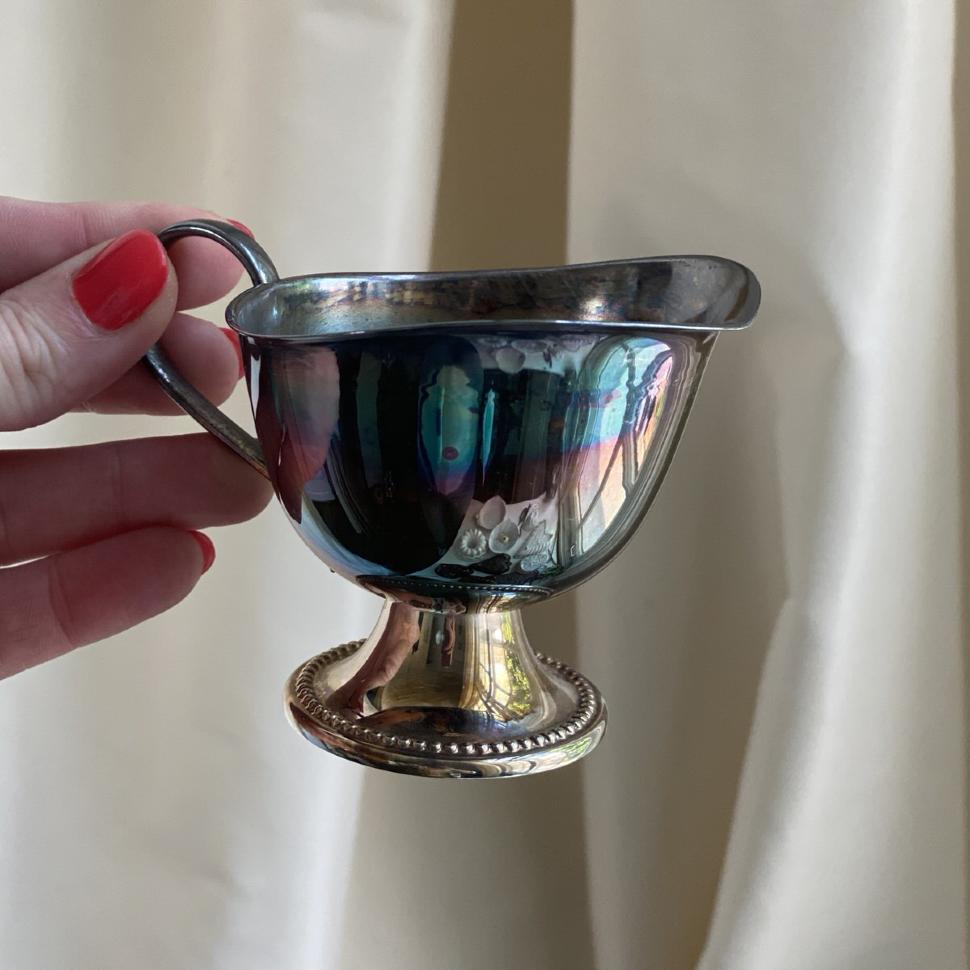 Молочник 10,5 см мельхиор