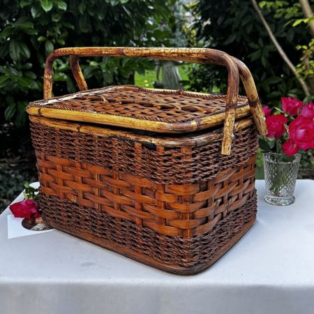Корзина короб сундук 42 см с ручками