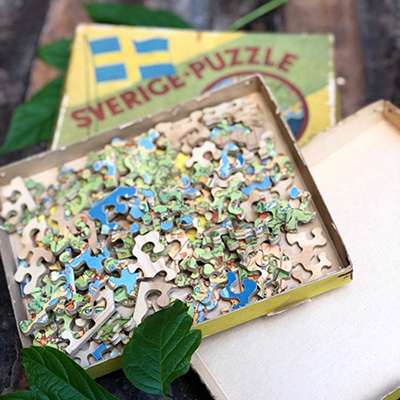 Паззл деревянный Швеция