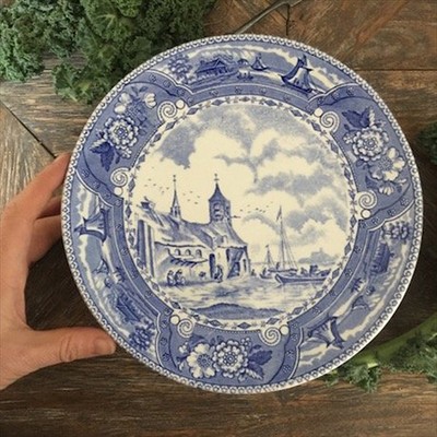 Тарелка Boch Бельгия Navire Порт