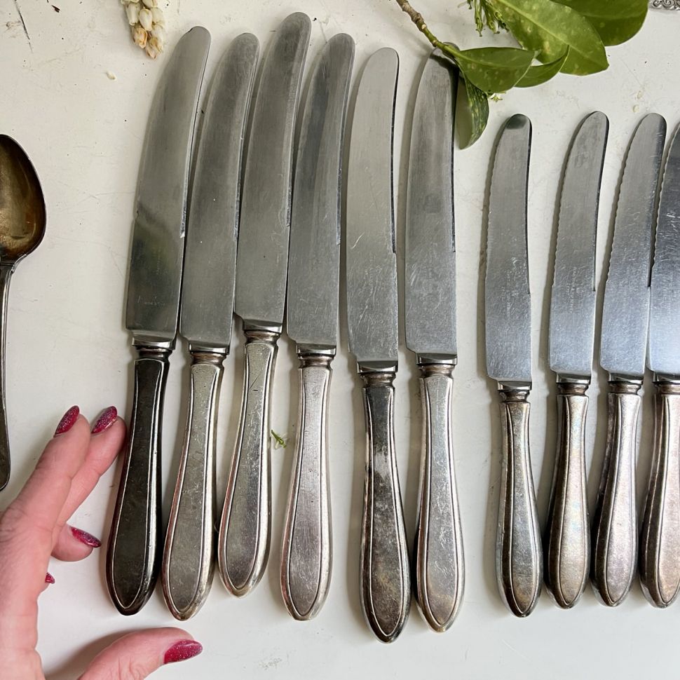 Нож столовый Gerritsen&Van Kempen 24 см серебрение