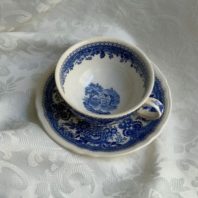 Кофейная пара ВиллеройБох Burgenland синий 180 мл фарфор Германия