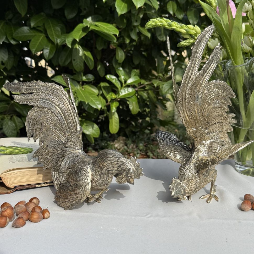 Статуэтка Петух Атакующий 30 см Франция