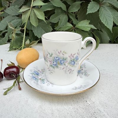 Кофейная пара Royal Albert Blue Blossom 150 мл Англия