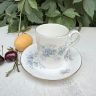 Кофейная пара Royal Albert Blue Blossom 170 мл Англия 