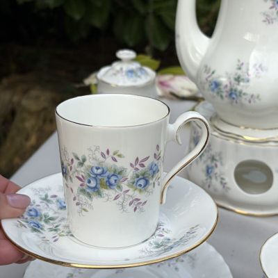 Кофейная пара Royal Albert Blue Blossom 150 мл Англия