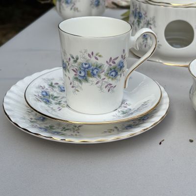 Кофейная пара Royal Albert Blue Blossom 150 мл Англия