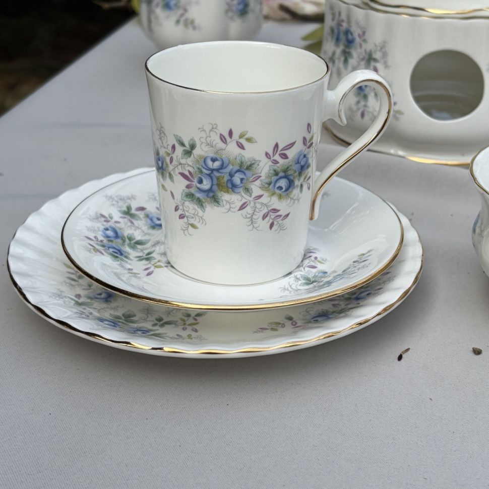 Кофейная пара Royal Albert Blue Blossom 150 мл Англия