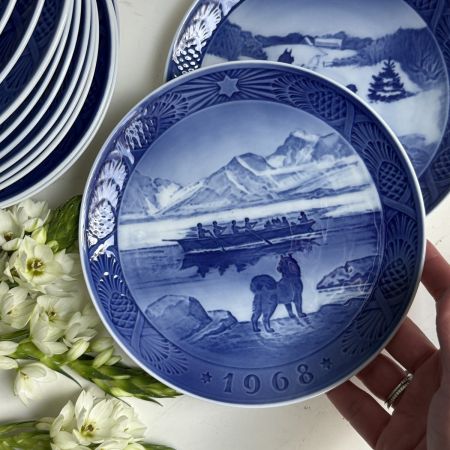 Тарелка ежегодная 1968 Royal Copenhagen Дания
