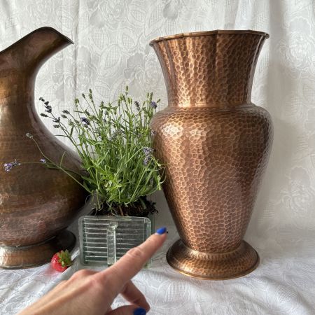 Кувшин 44 см чеканка медь