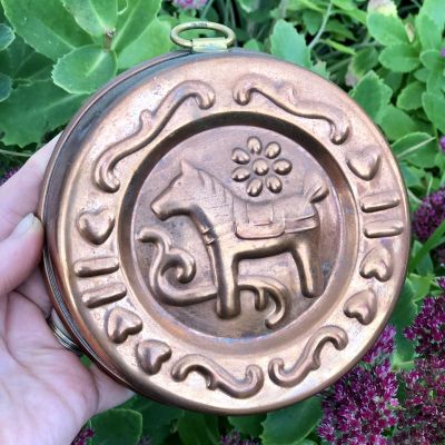 Фопма медная для выпечки "Лошадка"