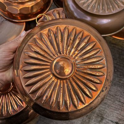 Форма для выпечки 21 см медь