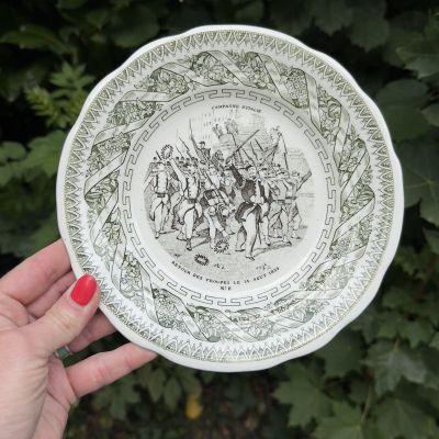 Тарелка Gien Campagne d'Italie №6 20 см Франция 