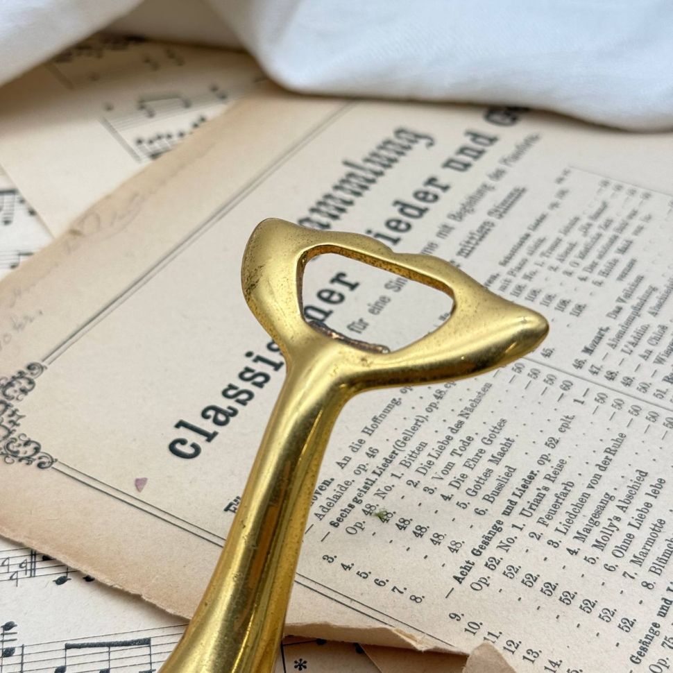 Открывалка BMF Дельфин золотой 17 см металлический сплав Германия