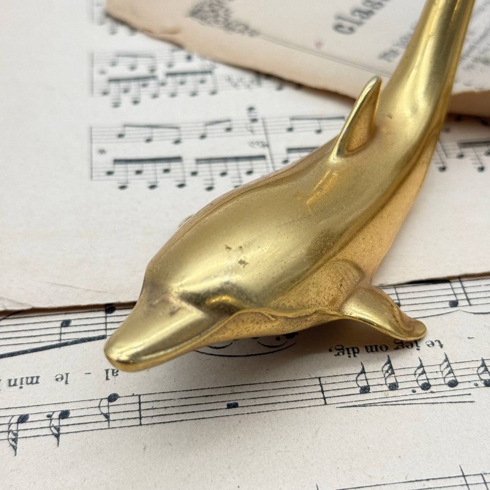 Открывалка BMF Дельфин золотой 17 см металлический сплав Германия