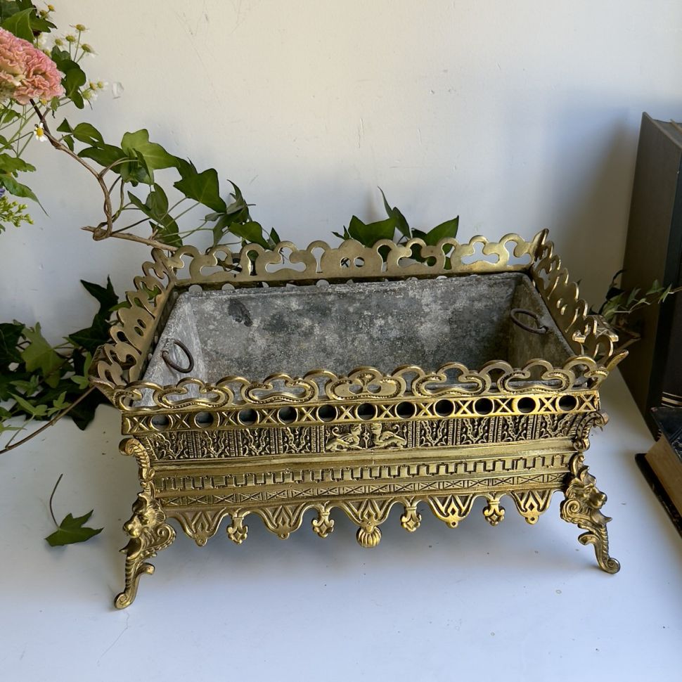 Кашпо Ампир бронза XIX-XX век Франция