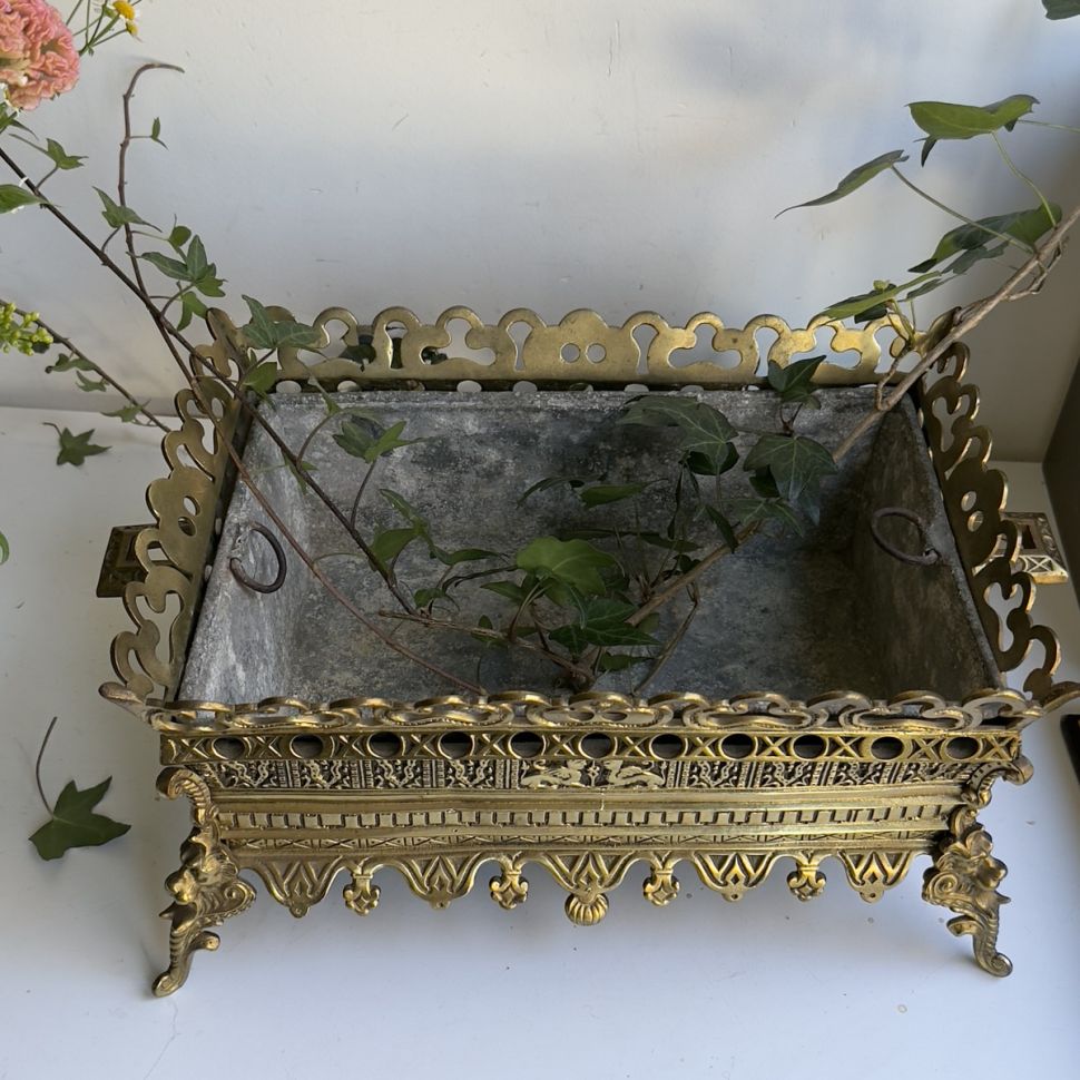 Кашпо Ампир бронза XIX-XX век Франция