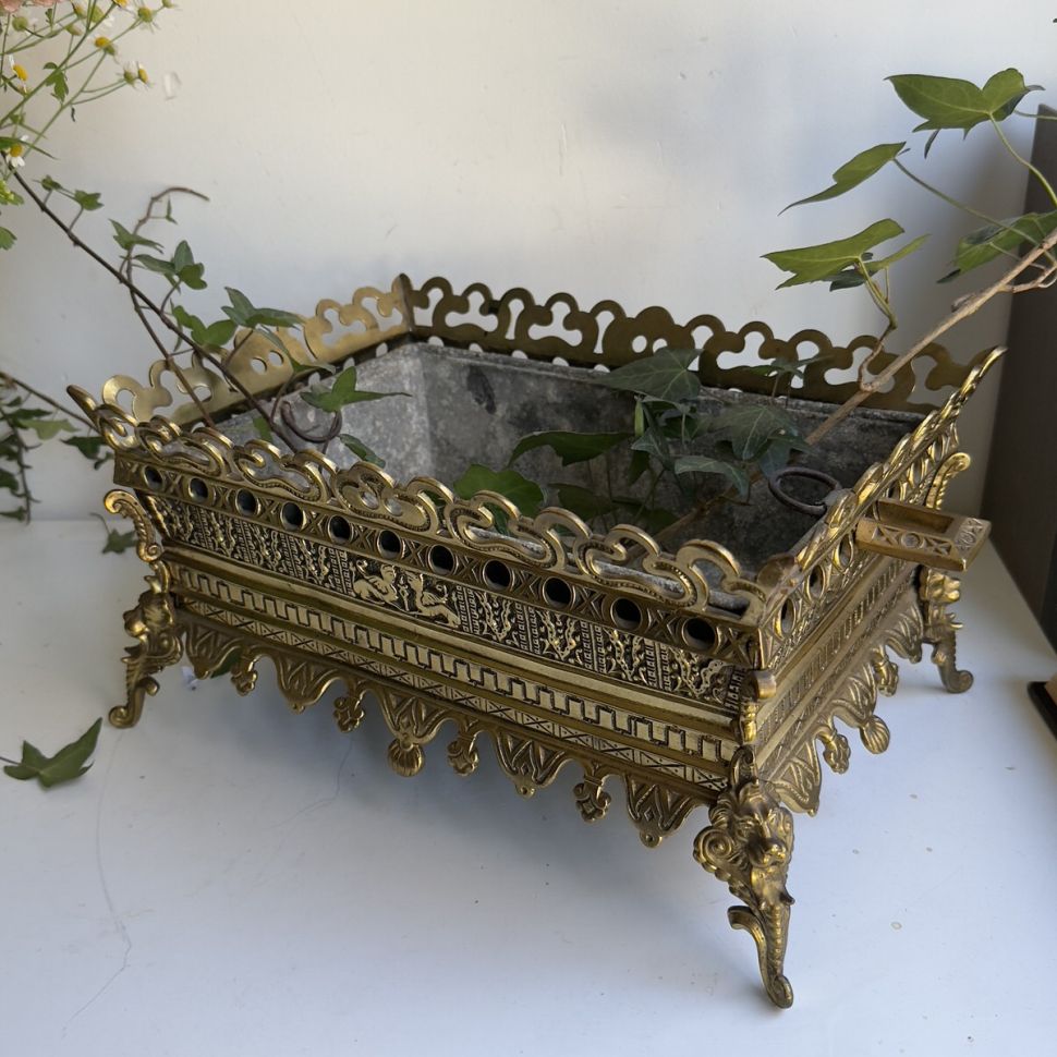 Кашпо Ампир бронза XIX-XX век Франция