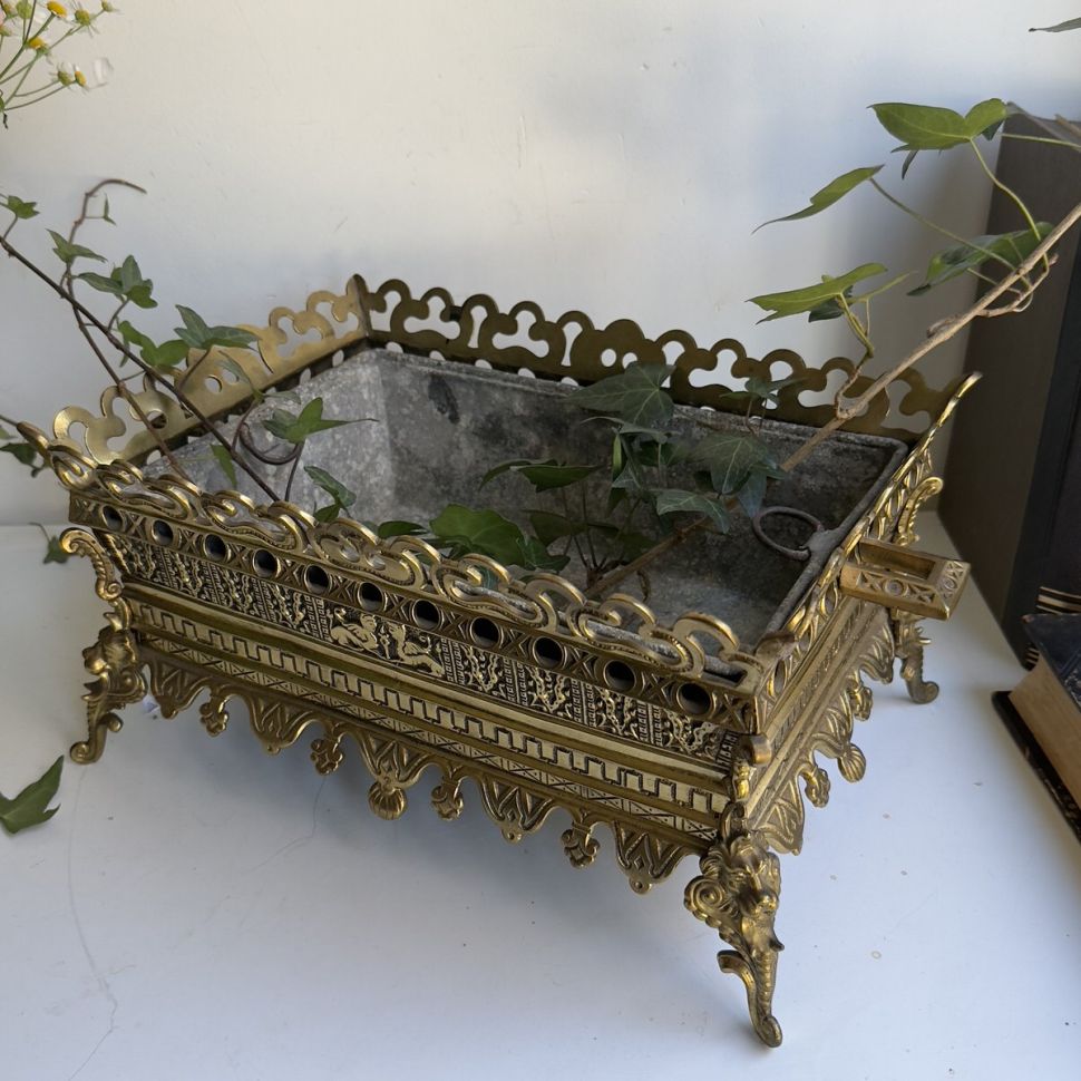 Кашпо Ампир бронза XIX-XX век Франция