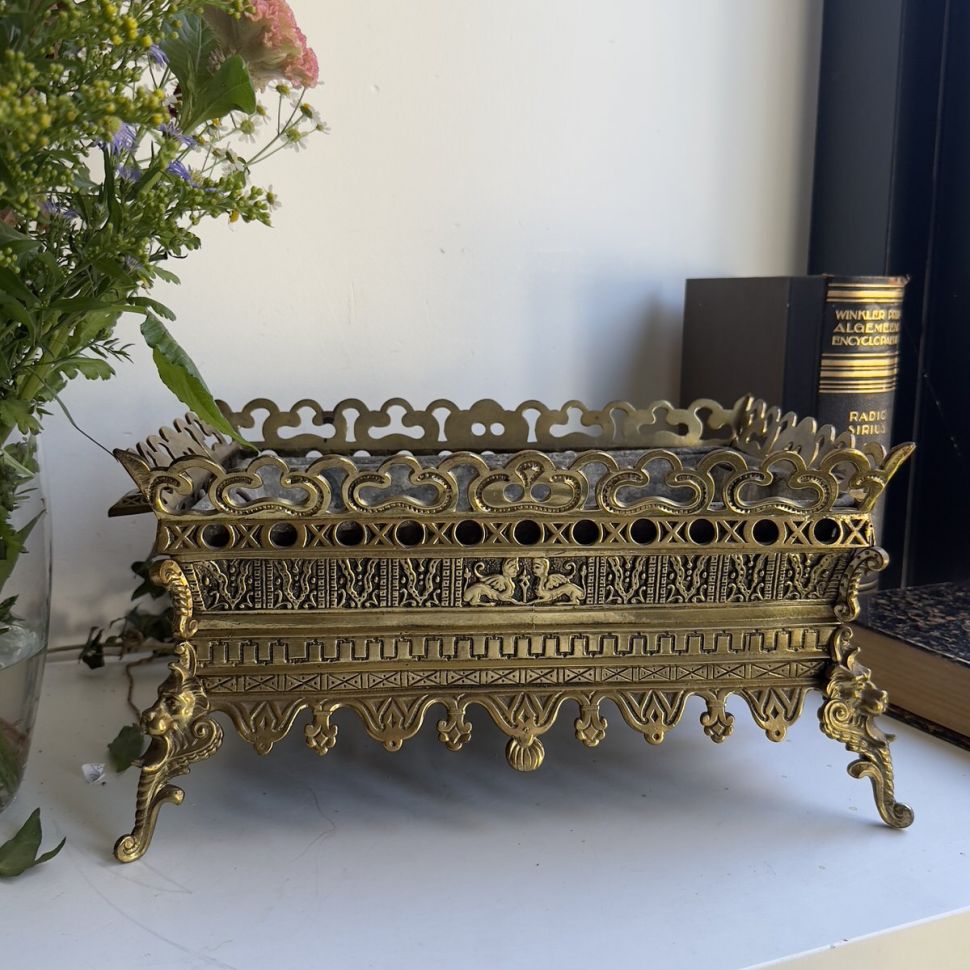 Кашпо Ампир бронза XIX-XX век Франция