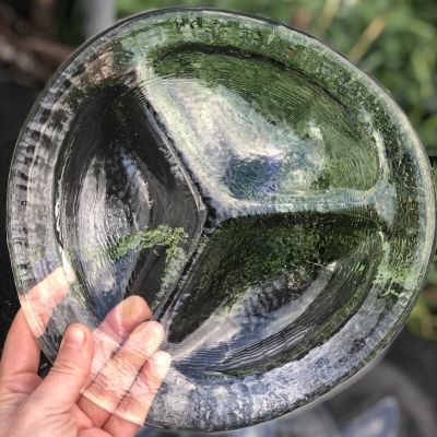 Блюдо менажница 23 см хрусталь Pukeberg