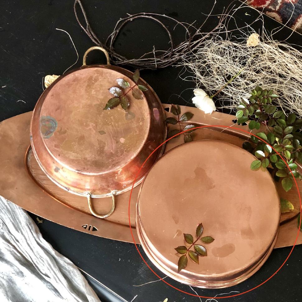 Форма медная с подвесом 21см