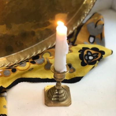 Подсвечник латунный 9 см.