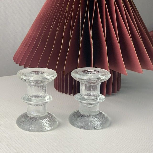 Подсвечник Колонна 9 см хрусталь ittala Finland