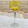 Бокал желтый 200 мл накладной хрусталь Германия