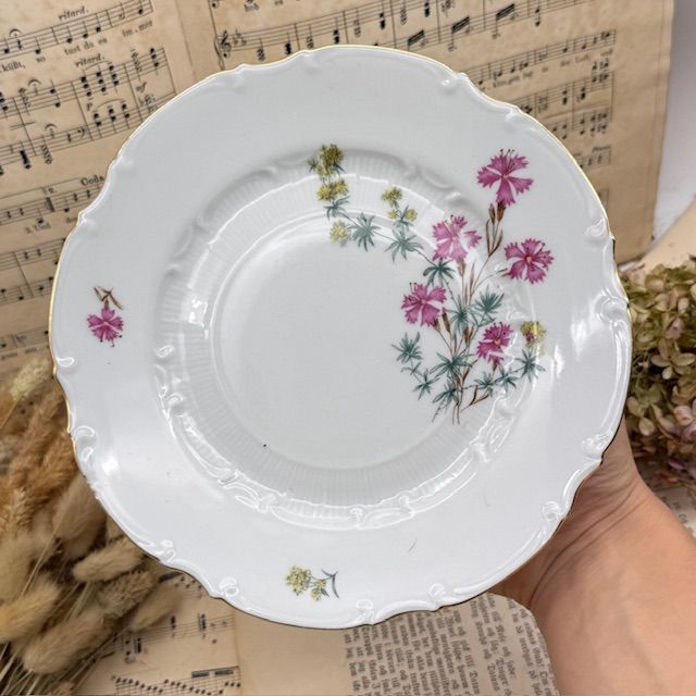 Чайное трио Unger & Schilde Roschutzer Гвоздики 250 мл Германия