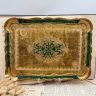Поднос флорентийский 41х30 см дерево Италия