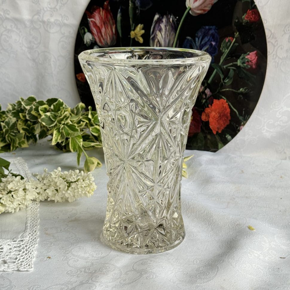 Ваза 21 см хрусталь   