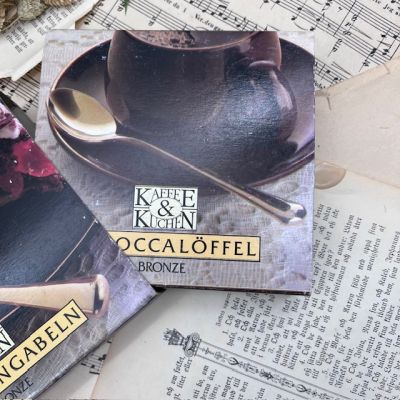 Ложка кофейная Kaffe&kuchen 11 см бронза Германия