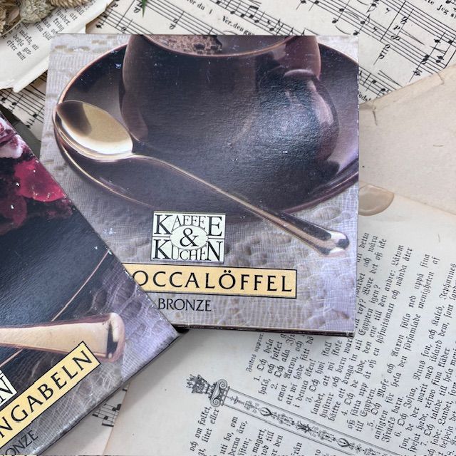 Ложка кофейная Kaffe&kuchen 11 см бронза Германия