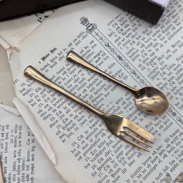 Ложка кофейная Kaffe&kuchen 11 см бронза Германия