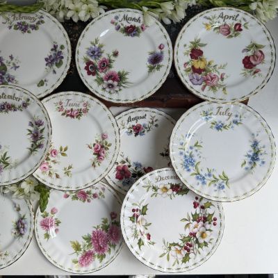  Тарелка Royal Albert 12 месяцев Июль 16 см Англия