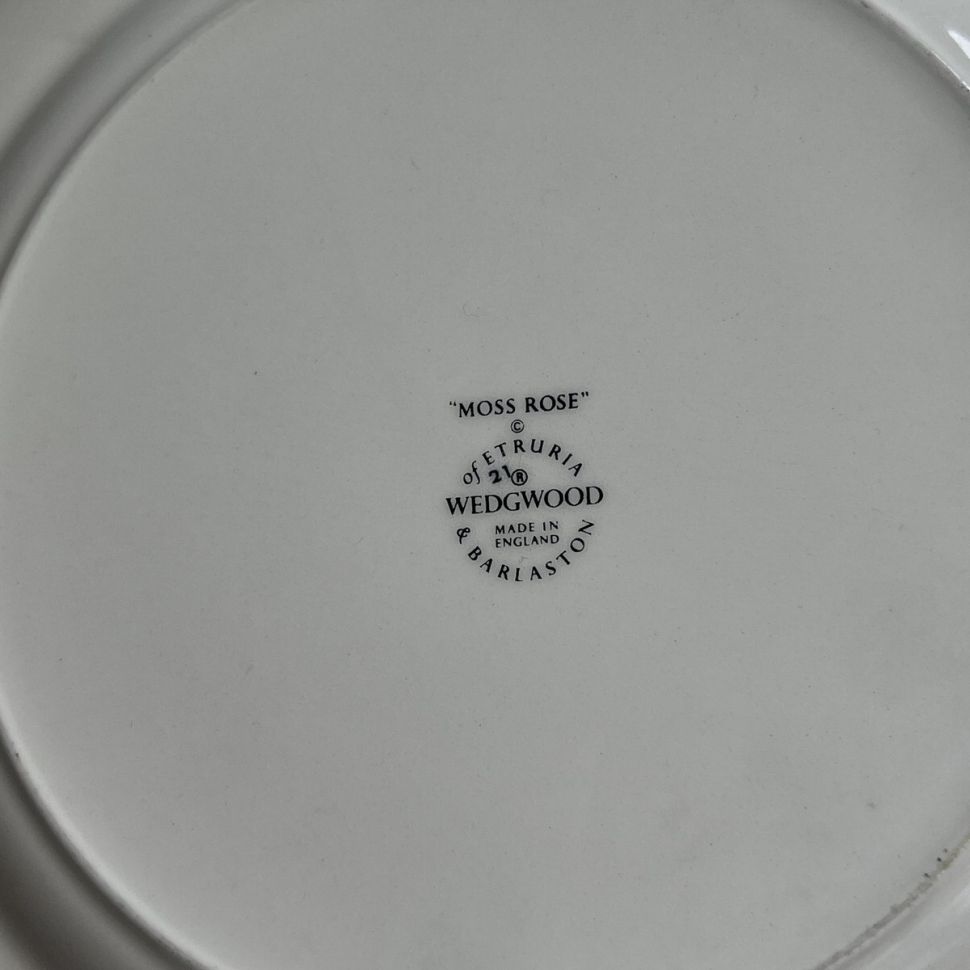 Тарелка глубокая Wedgwood Moss Rose 23 см Англия