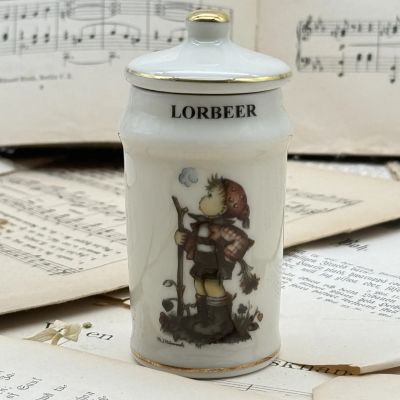 Банка для специй Goebel MJ Hummel Лавровый лист 11 см фарфор Германия