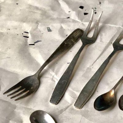 Вилка детская с Бемби, олененок